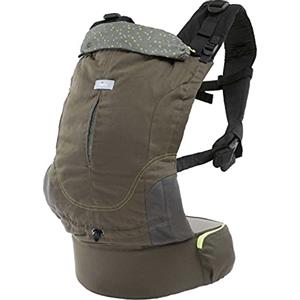 Chicco Marsupio Neonati Ergonomico Myamaki Fit, Zaino Porta Bambino dalla Nascita a 15 kg, Porta Bebè Evolutivo Multifunzione con Seduta e Pannello Regolabili, Supporto per Schiena e Collo - Leaf