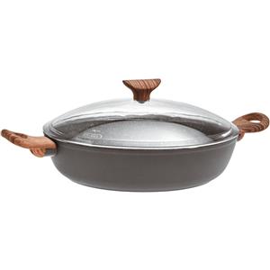 Sambonet Tegame 28cm con 2 Maniglie e Coperchio Antiaderente Rock 'n' Rose