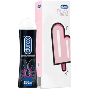 Durex Eternal Connection Gel Lubrificante Intimo, 100 ml + Durex Play Maxi Fun