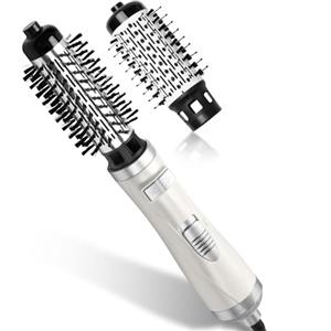 UKLISS Spazzola Rotante per Capelli, 2 Accessori Air Styler: Spazzola Lisciante per Capelli, Spazzola Asciugacapelli, Spazzola Asciugacapelli Rotante, 2 Temperature e 2 Velocità, Spazzola Phon