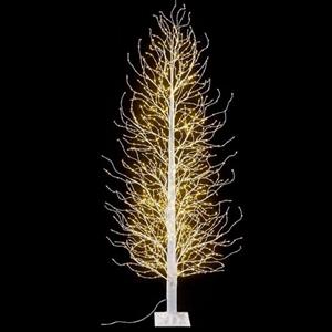 Gruppo Maruccia - Albero Natalizio Luminoso con 2000 Luci Led Bianco Caldo - Albero di Natale Artificiale per Interni ed Esterni Altezza 2,4 Metri 360 Rami Luminosi