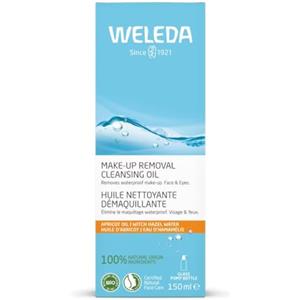 WELEDA - Olio detergente struccante, rimuove delicatamente il make-up anche waterproof senza seccare la pelle, ideale per le pelli sensibili, lascia la pelle vellutata senza ungere- 1x150 ml