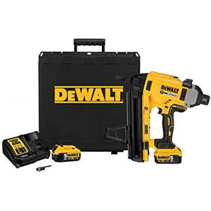 DEWALT DCN890P2-QW Chiodatrice per calcestruzzo senza spazzole XR 18V Li-Ion 5Ah, Nero/Giallo