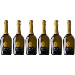 Batasiolo, MOSCATO SPUMANTE, Vino Bianco, Spumante Dolce, Metodo Charmat Martinotti - Confezione da 6