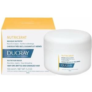Ducray Nutricerat Maschera 150ml - Maschera Nutritiva per Capelli Secchi e Fragili con Burro di Illipé