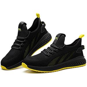 SPIEZ Scarpe Antinfortunistiche Unisex, Leggero Scarpe da Lavoro Antiforatura per Uomo e Donna, Comode Sneakers alla Moda da Lavoro e da Indossare Quotidiana, 42 EU