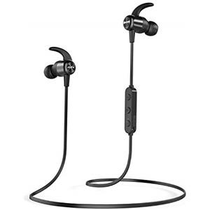 UXD Cuffie Bluetooth, Auricolari Bluetooth Senza Fili, Auricolari Bluetooth con CVC 8.0 Microfono Incorporato, 20 Ore di Tempo di Utilizzo, IPX7 Impermeabili, Cuffie Bluetooth Sport (Nero)