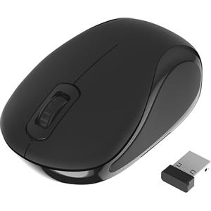 Sabrent Mouse Wireless, Mouse bluetooth, Mouse wireless, senza fili, da 2,4 GHz, con risoluzione regolabile (MS-WSML)