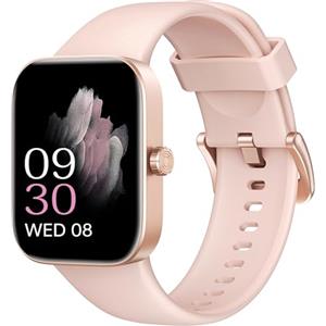 ASWEE Smartwatch, 1.85'' Schermo Orologio Smartwatch Uomo Donna con Chiamata e Risposta Vivavoce, Smart Watch con Contapassi, Cardiofrequenzimetro da Polso, 200+ modalità Sportive per Android iOS