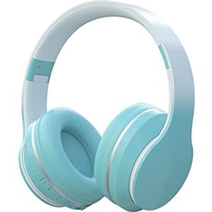 Usoun Cuffie Wireless Over-Ear,Cuffie per Bambini Bluetooth Senza Fili,cuffie bambini con Microfono,HiFi Stereo,Cuffie Wireless e Cablate,Micro SD/TF per Bambini/bambino/Adulti/Telefono/PC(Verde)