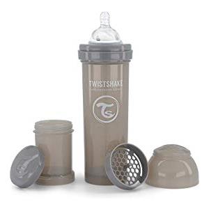 Twistshake Biberon Anti-Coliche 330 ml con Tettarella Lenitiva in Silicone per Bambini 4 Mesi