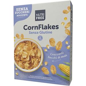 NUTRIFREE Corn Flakes 250g - Senza Zuccheri Aggiunti, Senza Glutine, Lattosio e Uova