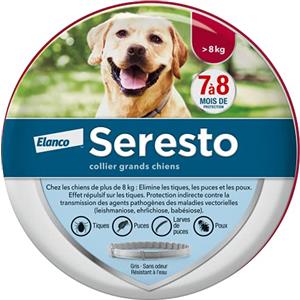 Seresto Bayer Collare Antiparassitario per Cani di Grandi Dimensioni