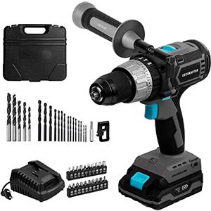 Cecotec Trapano a batteria CecoRaptor Perfect ImpactDrill 2020 Brushless Ultra Batteria da 20V e 2000mAh, Velocità senza carico 2000 rpm, Rapporto d'impatto 30000 bpm