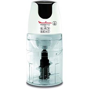 Moulinex DJ450B Masterchop 3 in 1 Tritatutto, potenza di 500 W, 4 Lame per un Risultato Perfetto, plastica, bianco