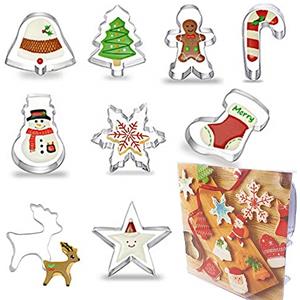 Set di 9 formine per biscotti