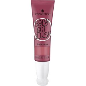 Essence, Baby Got Blush, Fard liquido, n. 20, colore viola, risultato espresso, ad asciugatura rapida, naturale, vegano, privo di parabeni e di particelle di microplastica, confezione da 10 ml