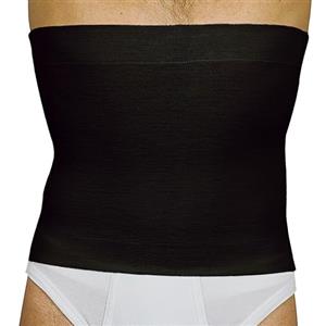 MANIFATTURA BERNINA Elan 500627 (Taglia 3 Nero) - Pancera in Lana e Cotone Fascia Termica per la Vita Fascia Lombare riscaldante Altezza 27 cm 100% Made in Italy