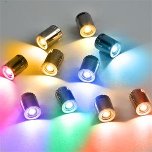 Mstnoixgc 10 pcs Mini Luce LED, Luce LED Piccola Con Batteria, Micro Luci LED, Piccola Lampada Giocattolo, Adatta per Decorare Le Case Delle Bambole, Modello Fai Da Te (Luce Colorata)