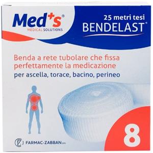 FARMAC-ZABBAN BENDELAST Benda Elastica 8cm x 25m - Morbida e Adattabile