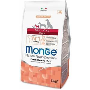 Monge Mini Adult Salmone e Riso - 7,5 Kg