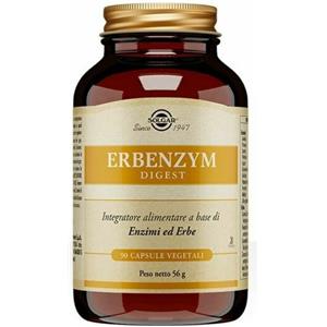 SOLGAR IT. MULTINUTRIENT SPA Solgar Erbenzym Digest - Integratore per la Funzione Digestiva - 90 Capsule Vegetali