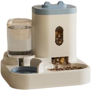 YIYILU Distributore Crocchette Gatto/Cibo 2 in 1 Distributore Automatico di Alimenti e Acqua Animali Domestici Piccola