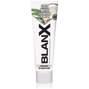 BlanX Dentifricio Sbiancante Coco White 75 ml - Con Olio di Cocco 100% Naturale, Antiplacca e Lenitivo
