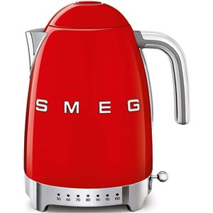 SMEG BOLLITORE ELETTRICO CON TEMPERATURA VARIABILE, KLF04 ROSSO