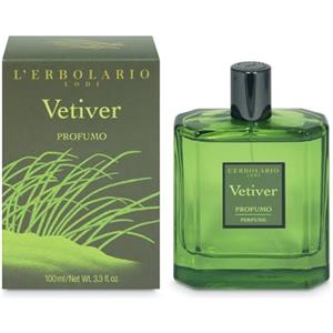 L'ERBOLARIO Vetiver Profumo Uomo 100ml - Eau de Parfum Fresco e Legnoso con Note Agrumate e Speziate