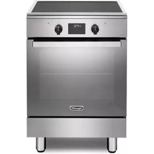 De'Longhi Cucina con forno elettrico, 60x60 cm, Inox, 4 fuochi