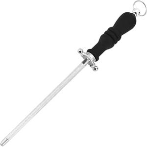 YHSKJCD Acciaino diamantato affilacoltelli, Professionale Acciaino Professionale, Acciaino Diamantato Adatto a Molti Tipi di Coltelli, Con Comoda Impugnatura, Nero