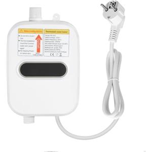 Qussse Scaldacqua istantaneo 220 V, mini doccia scaldabagno senza serbatoio istantaneo elettrico scaldacqua istantaneo per cucina bagni e docce