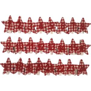 Pandecor Comarco Sa Calendario Avvento, Legno e Tessuto, Multicolore, 4,5 cm