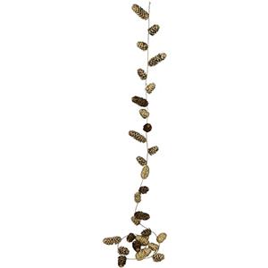 Flair Flower Ghirlanda di Natale artificiale con coni, 180 cm, decorazione natalizia, decorazione natalizia, decorazione natalizia, per viticcio artificiale, ghirlande di coni, decorazione dell'Avvento, accessori