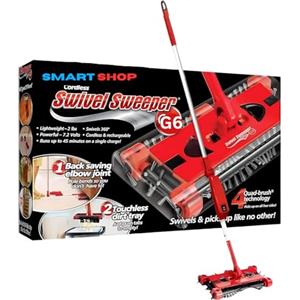 Swivel Sweeper LUCIFEROSHOP Scopa RUOTANTE Rotante ELETTRICA ASPIRAPOLVERE Ricaricabile Swivel Sweeper Max Nuova Generazione