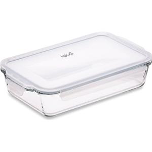 Igluu Meal Prep Teglia in Vetro per Lasagne con Coperchio (Set da 1) -2,2L