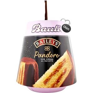 CAIYA Bauli Pandoro Baileys Soffice Specialità con Crema al Liquore Baiyles e Cacao Zuccherato 750g con Portachiavi CAIYA®