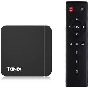 X88 Android 11.0 TV Box, Tanix W2 Amlogic S905W2 Quad Core RAM 4GB ROM 64GB Dual WiFi 2.4G/5.8G BT4.2 4K 6K AV1 Home Smart Media Player, TANIX-W2-64GB
