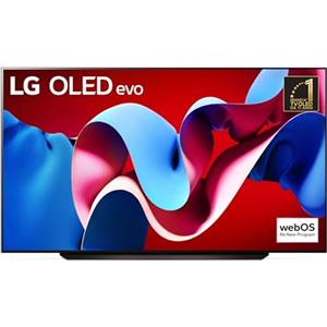 LG OLED evo 83'', Serie C4 2024, OLED83C44LA, Smart TV 4K, Processore α9 Gen7, Brightness Booster, 40W, Dolby Vision, 4 HDMI 2.1 4K@144Hz, GSync, VRR, Alexa, ThinQ AI, webOS 24, Umber Brown