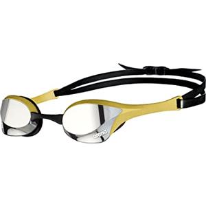 arena Cobra Ultra Swipe Mirror Occhialini Nuoto da Gara Unisex Adulto, Occhialini Piscina con Lenti a Specchio Curve, Anti-Appannamento, Protezione UV, 5 Ponti Nasali Intercambiabili