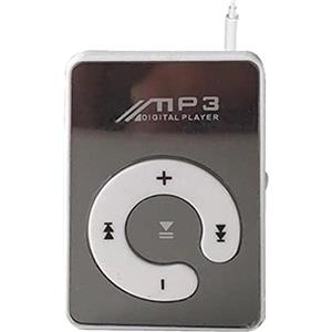 JINGAN MP3 Clip 8GB - lettore MP3 compatibile con scheda TF 8GB | MP3 Sport Clip portatile ultra leggera, cavo USB e cuffie incluse Jingan