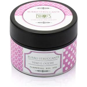 BIO'S Cosm-Etica 100% Naturale BIO'S Cosmetica Burro Struccante 100% Naturale 100 ML - Balsamo Struccante Skin Care Pulizia Viso - Burro Detergente a Base di Olio di Cocco - Pelle Morbida e Idratata, Dermatologicamente Testato.