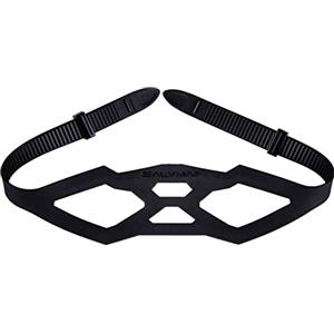 Salvimar Cinturino Lucido, Laccio per Maschera Unisex Adulto, Nero, 60 cm