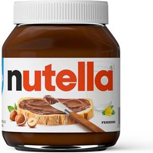 Nutella - Crema Spalmabile alle Nocciole e Cacao, Senza Glutine, Conservanti e Grassi Idrogenati, Ideale a Colazione, Vasetto da 600 gr