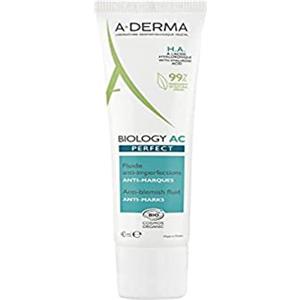 Aderma Biology AC Perfect Fluido Anti-Imperfizioni 40 ml - Elimina Punti Neri e Rossa, Corregge Segni di Invecchiamento