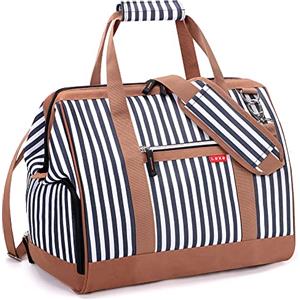 Lekesky Weekender, borsa da viaggio da donna con scomparto per scarpe