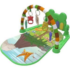 Salyeeluly Tappeto Gioco Neonato | Palestrina Neonato | Centro Attività Per Neo-nati Con Musica | Palestra Per Bambini | Palestrina Neonato Montessoris Adatto A Bambini Di 3-6-12 Mesi