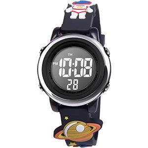 Vicloon Orologio Digitale per Bambini, Orologio da Polso per Ragazzi e Ragazze, Polso unicorno, Cartoni 3D Waterproof Retroilluminazione a 7 Colori, Regalo di Natale Regali per Ragazzi e Ragazze