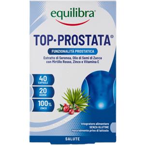 Equilibra Top Prostata Integratore Benessere Vie Urinarie 40 Capsule